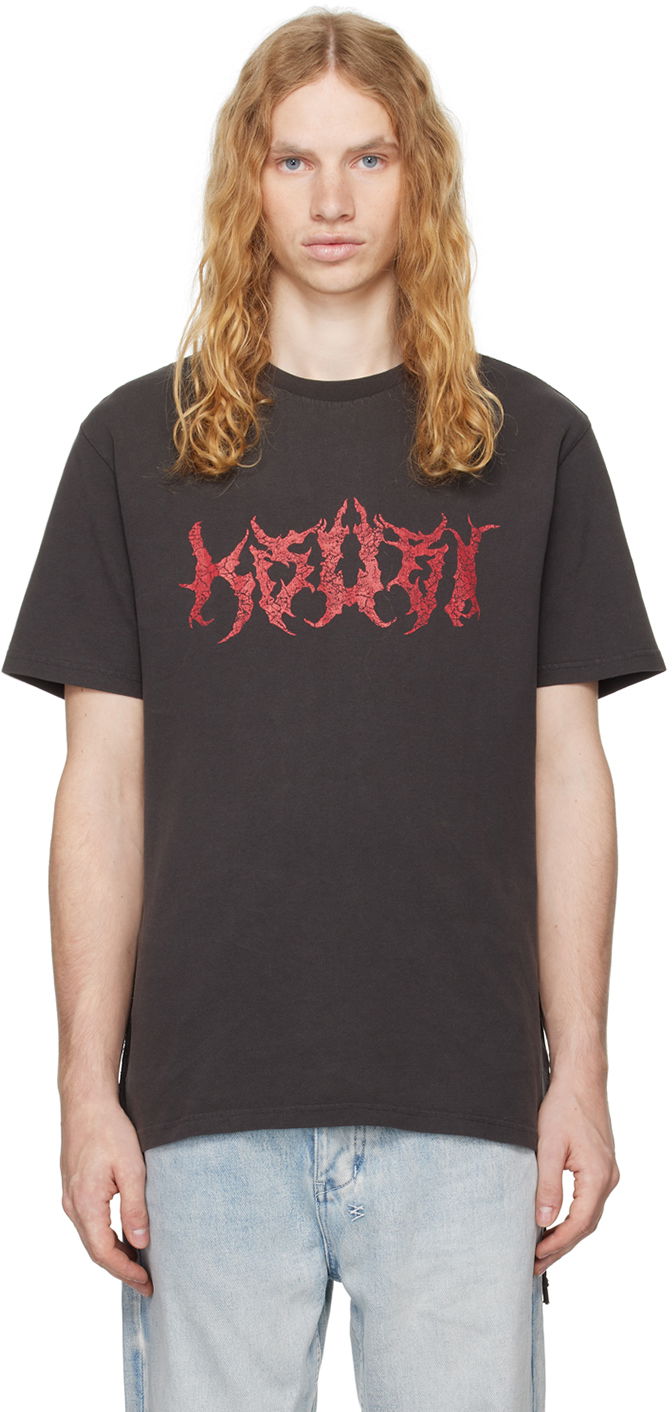 Majica kratkih rukava Ksubi Sabbath Kash T-Shirt Crna | MFA24TE002