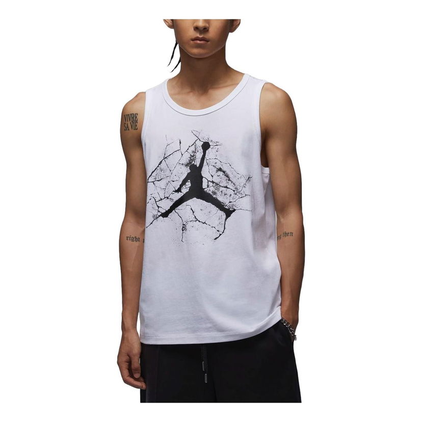 Majica bez rukava Jordan Jordan Graphic Tank Bijela | FZ1942-100