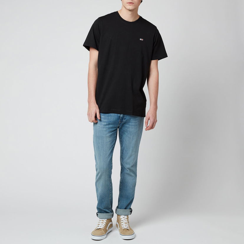 Majica kratkih rukava Tommy Hilfiger Tommy Jeans Men's Classic Crna | DM0DM09598BDS