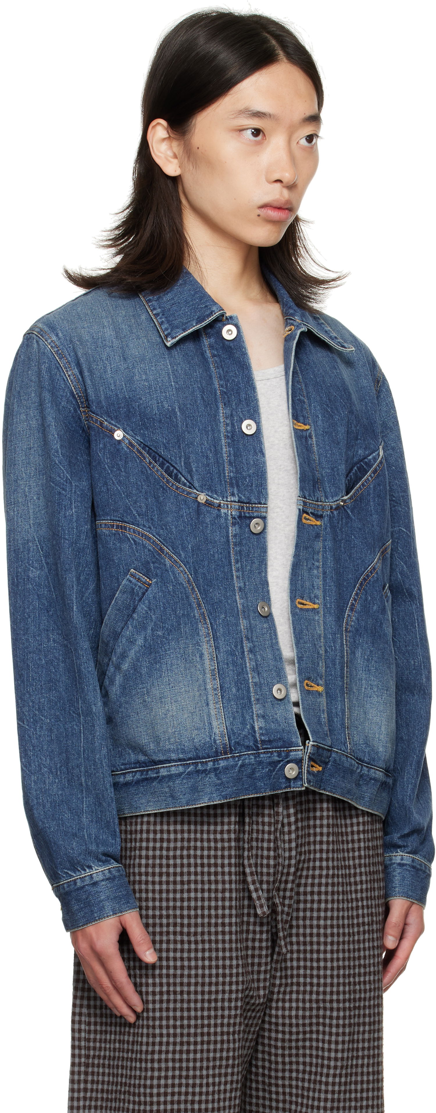 Jakna sage NATION SAGE NATION Jiji Denim Jacket Plava | S084 DENIM JIJI JACKET DENIM I, 1