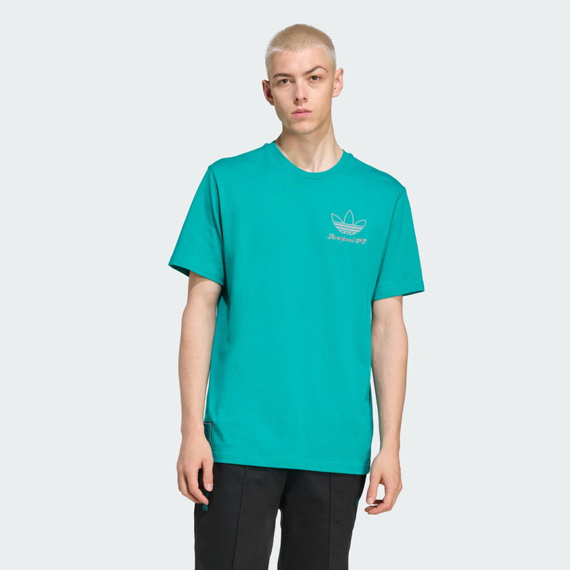 Majica kratkih rukava adidas Performance Liverpool FC Terrace Icons Graphic Tirkiz | JW4137