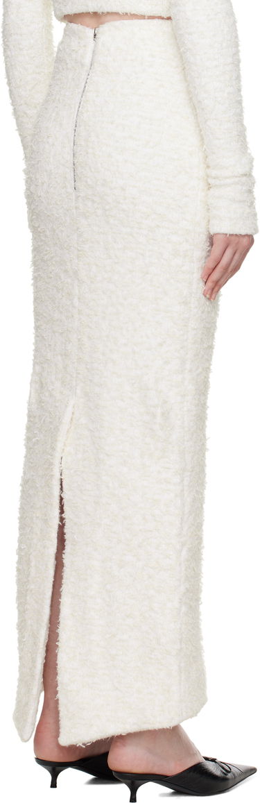 Suknja Balenciaga Balenciaga Tweed Maxi Skirt Bijela | 796952 T3328, 2
