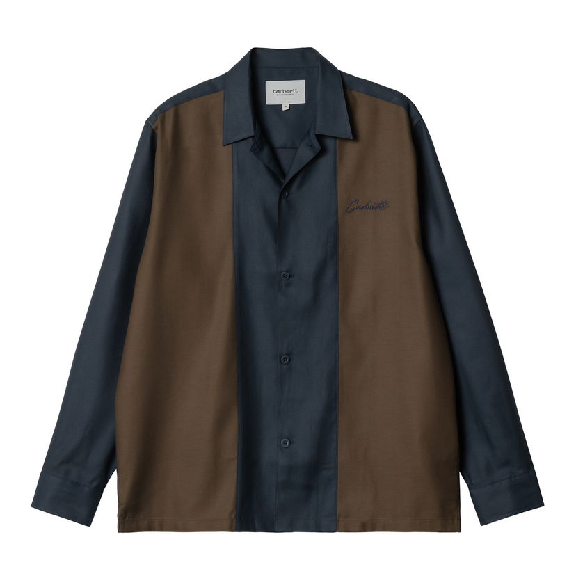 Košulja Carhartt WIP Long Sleeve Relaxed Fit Shirt Smeđa | I034381_9