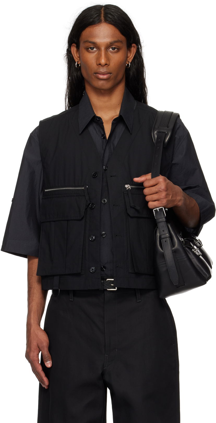 Prsluk LEMAIRE Lemaire Technical Vest Crna | OW1116 LF1371