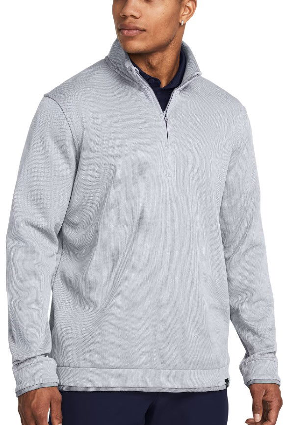 Dukserice Under Armour Storm SweaterFleece Quarter-Zip Pullover Siva | 1383256-035