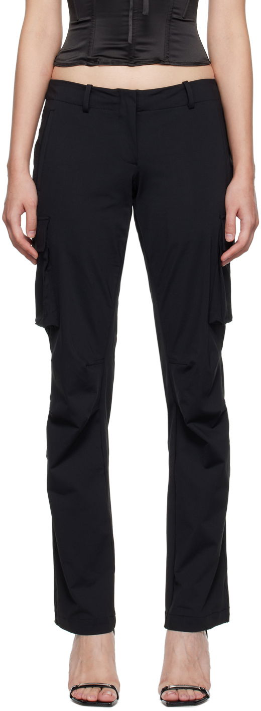 Cargo hlače Miaou Miaou Raven Cargo Trousers Crna | 1019-CL-BLK