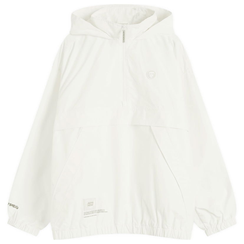 Vjetrovka AAPE by A Bathing Ape AAPE Now Anorak Jacket Bijela | AAPLJM7705XX-IVO