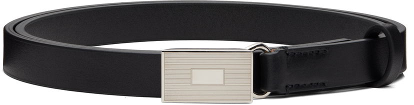 Pojasevi AURALEE AURALEE Slide-Buckle Belt Crna | A00B04RP