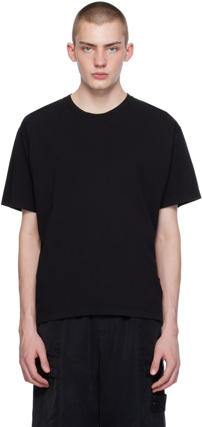 Majica kratkih rukava Stone Island Stripes Six T-Shirt Crna | 80152RC86