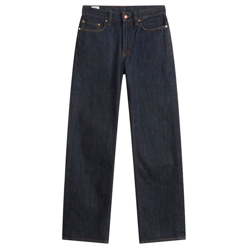 Jeans Casablanca Casablanca Selvedge Embroidered Laurel Jeans 30" Plava | MPF25-TR-330-01