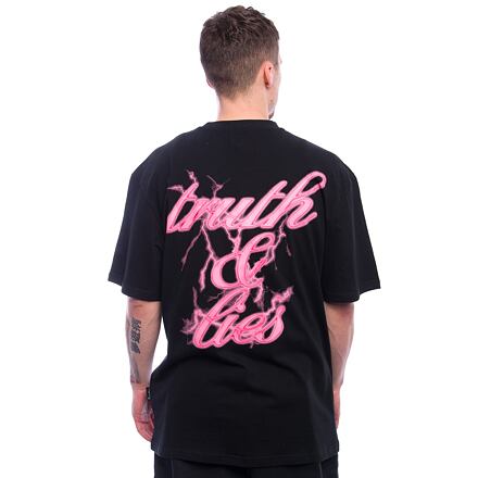 Majica kratkih rukava Karl Kani Karl Kani Retro T&L Backprint T-Shirt Size S Crna | KK-60300333
