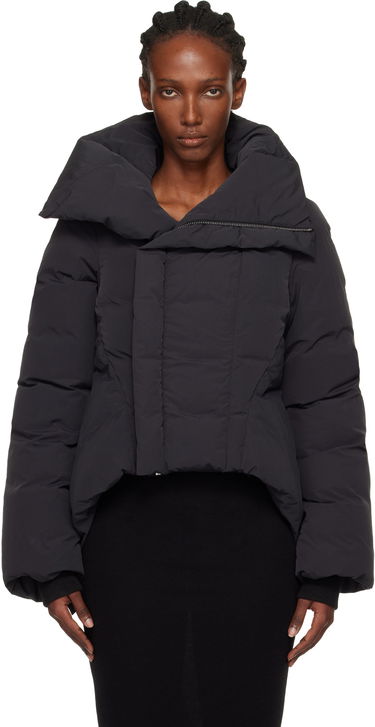 Pernata jakna Rick Owens Rick Owens Concordians Naska Duvet Asymmetric Collar Down Jacket Crna | RP02E4746 MTD1, 0
