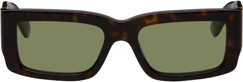 Sunčane naočale RETROSUPERFUTURE RETROSUPERFUTURE Notte Square Sunglasses Smeđa | 7IO