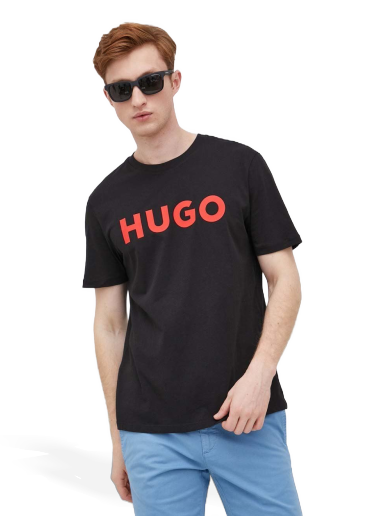 Majica kratkih rukava BOSS Cotton T-Shirt Crna | 50467556
