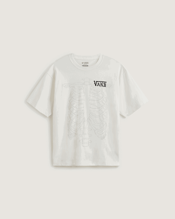 Majica kratkih rukava Vans Ribcage Reversible T-Shirt Bijela | VN000PJTC9F, 0