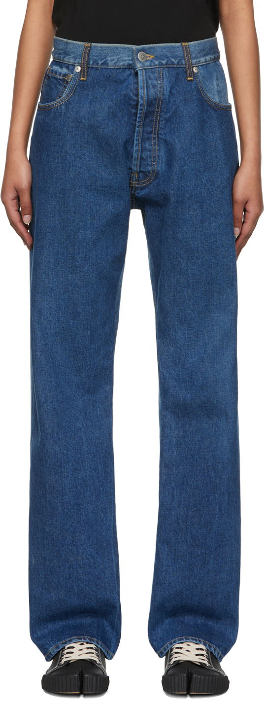 Jeans Maison Margiela Maison Margiela Oversized Jeans Plava | S51LA0155 S30561