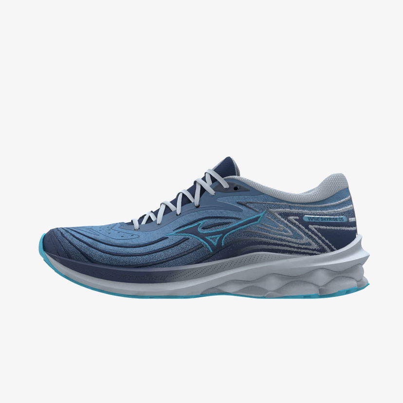 Trčanje Mizuno Wave Skyrise 5 Parisian Blue/ River Blue/ Estat Plava | J1GD240971