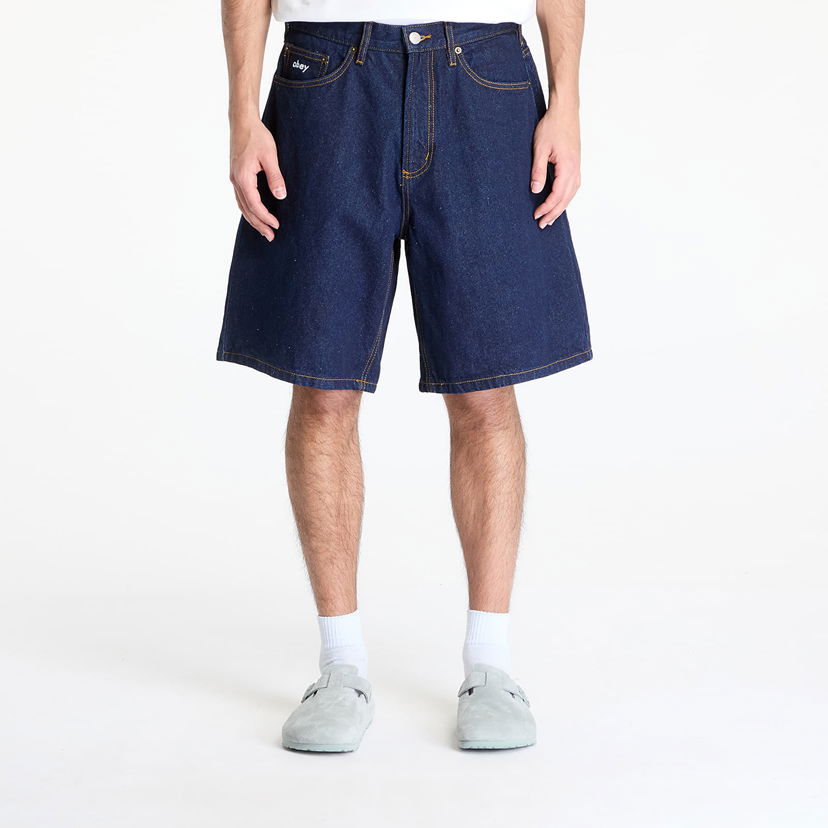 Kratke hlače OBEY OBEY Bigwig Baggy Denim Shorts W31 Plava | 172100090-RID