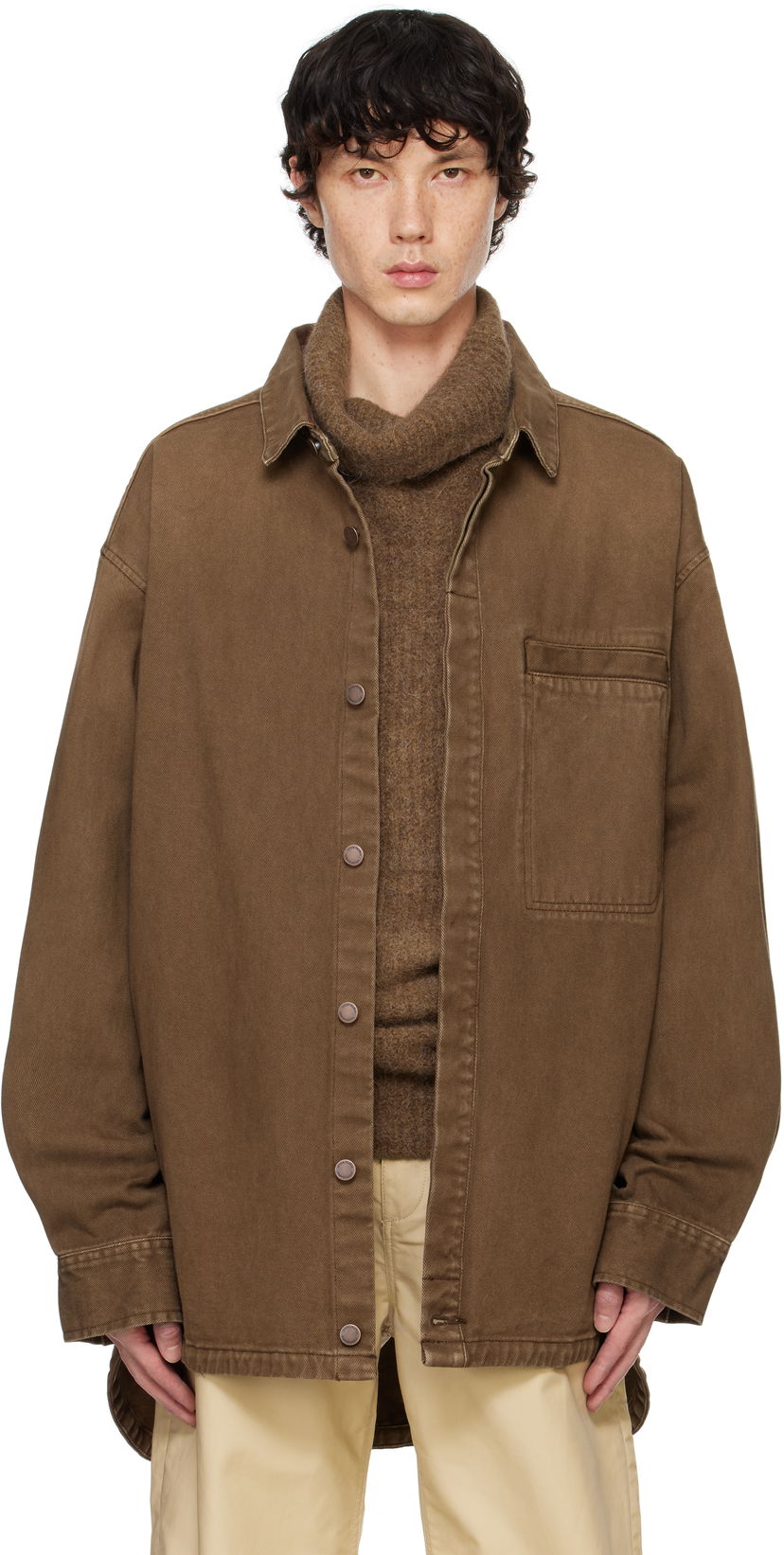 Košulja Entire Studios Herculean Shirt Smeđa | ES2564MS