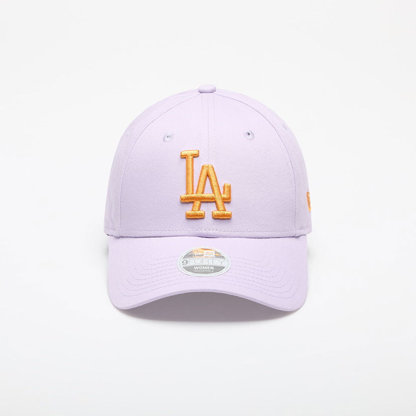 Kapa New Era MLB Los Angeles Dodgers League Essential 9FORTY Adjustable Cap Pastel Lilac/ Orange Glaze Universal Ljubičasta | 60565238