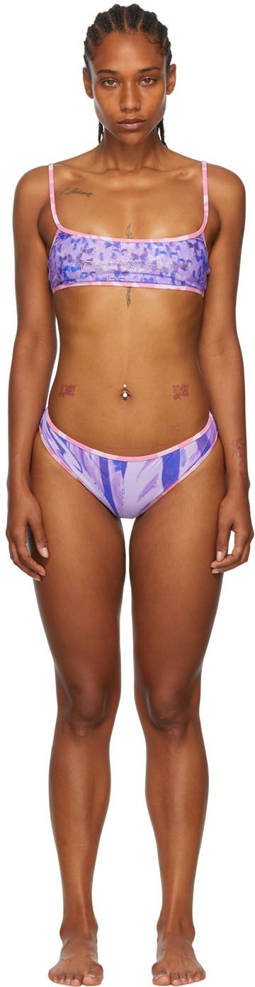 Kupaći kostimi Collina Strada Collina Strada Exclusive Recycled Nylon Bikini Ljubičasta | XX2120, 0