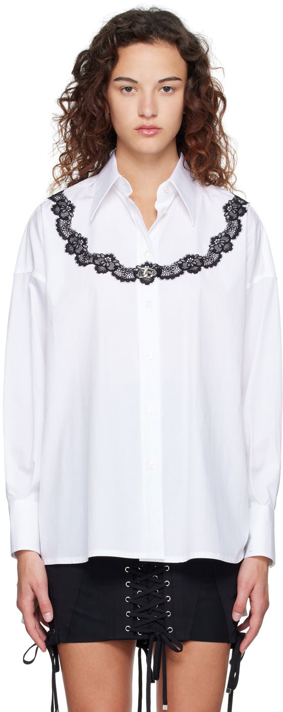 Košulja Dolce & Gabbana White Oversized Shirt Bijela | F5Q62T FU5T9