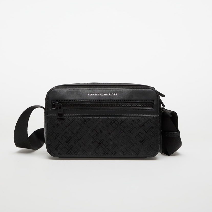 Torba za rame Tommy Hilfiger Tommy Hilfiger Monogram Reporter Bag Crna | AM0AM13837 BDS