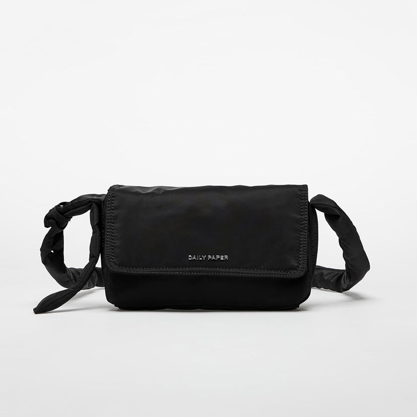 Torba za rame DAILY PAPER Black Nylon Shoulder Bag Crna | 2423044