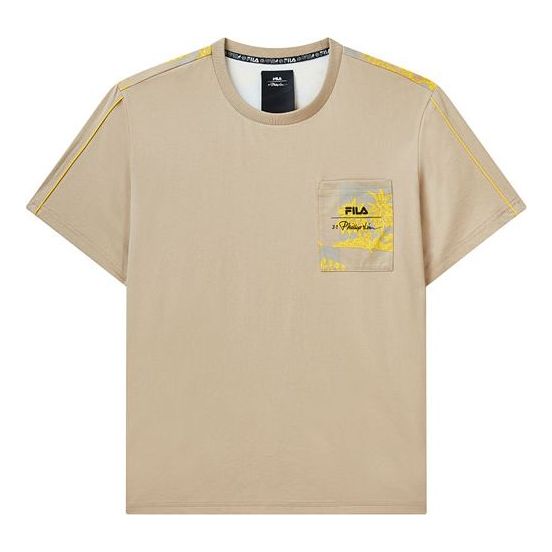 Majica kratkih rukava FILA 3.1 Phillip Lim Collaboration Pocket Crewneck Breathable T-Shirt Bež | F11M116107F-BG
