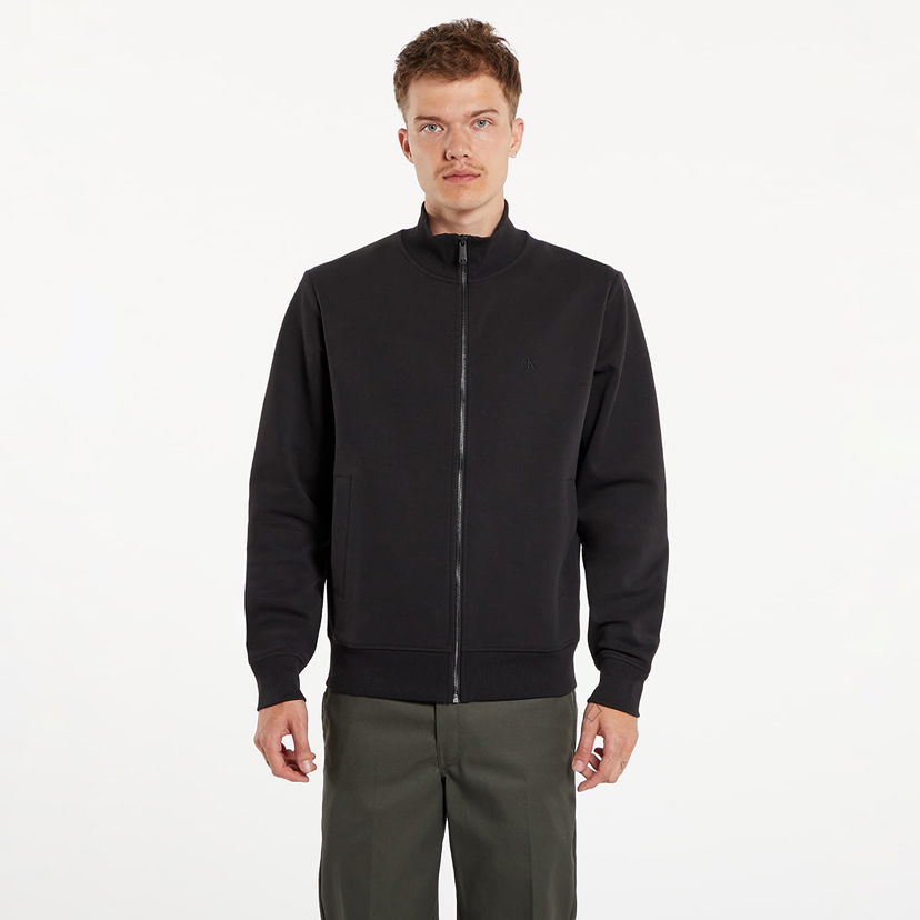 Dukserice CALVIN KLEIN Textured Track Top Black Crna | J30J326620 BEH