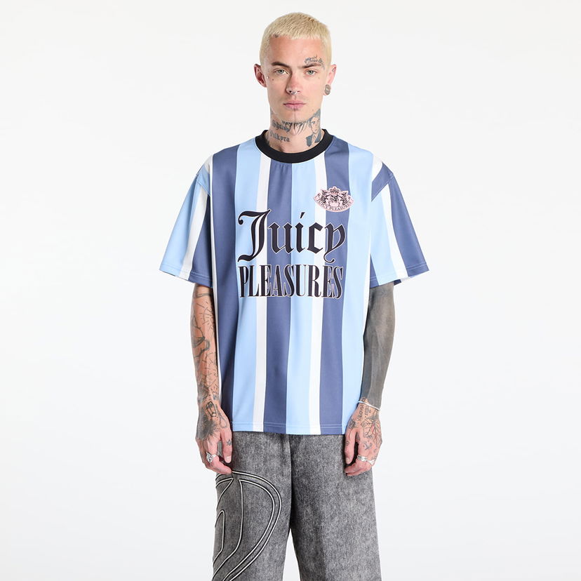 Majica kratkih rukava Pleasures Pleasures Jpfc Sport T-Shirt Plava | P25JC012-BLUE