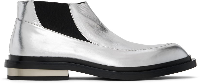 Tenisice i cipele Jil Sander Ankle Chelsea Boots Metalik | J33WR0011_P7033