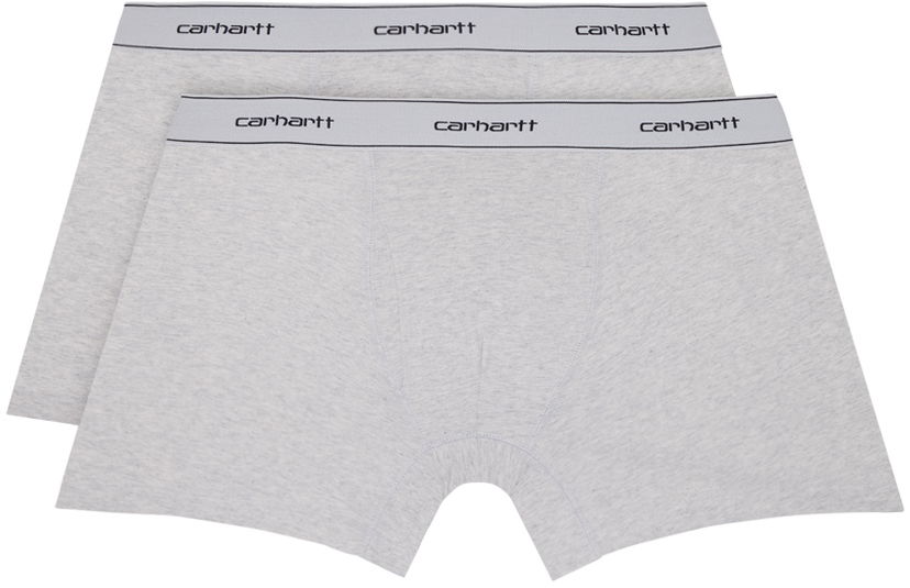 Bokserice Carhartt WIP Two-Pack Boxers Siva | I029375