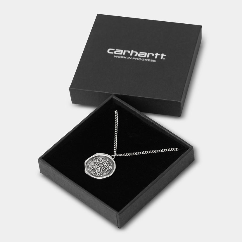 Ogrlica Carhartt WIP Carhartt WIP Hackwork Necklace Metalik | I035851_1