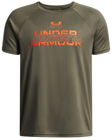 Majica kratkih rukava Under Armour Tech Split Wordmark Short Sleeve T-Shirt Zelena | 1383010-390, 0