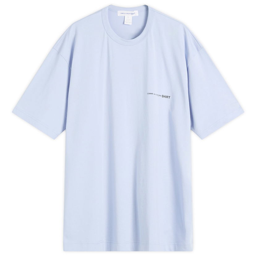 Majica kratkih rukava Comme des Garçons CDG SHIRT Logo T-Shirt, Size Small Plava | FO-T023-051-1