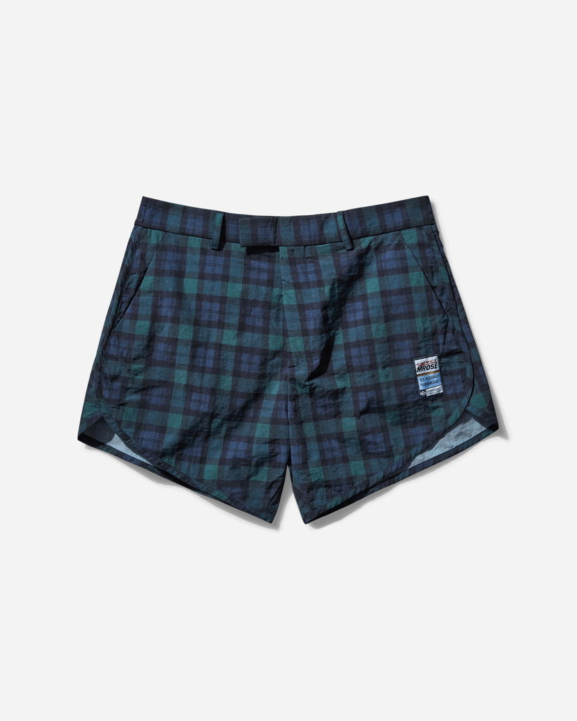 Kratke hlače Martine Rose Tailored Gym Shorts Tartan Plava | 323WP11024