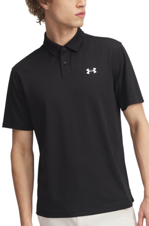 Polo majica Under Armour UA T2G Pique Polo Shirt Crna | 1390123-001