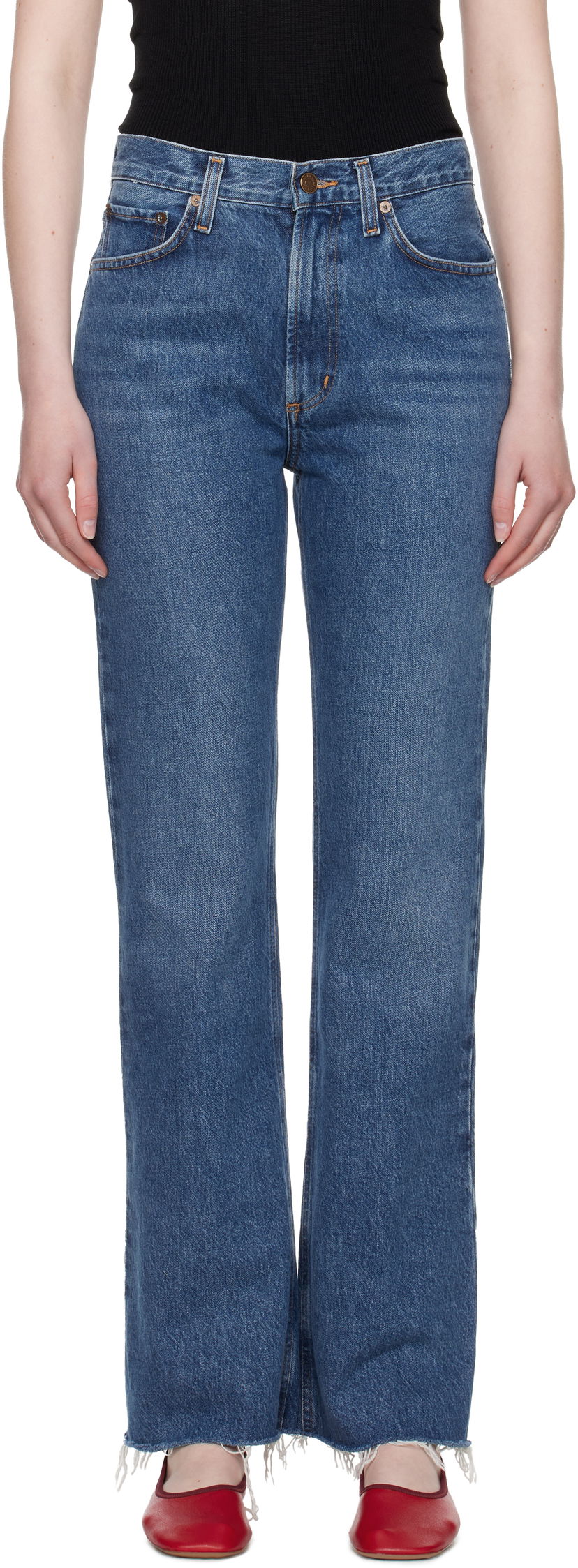 Jeans AGOLDE AGOLDE Leena Jeans Plava | A218-1535