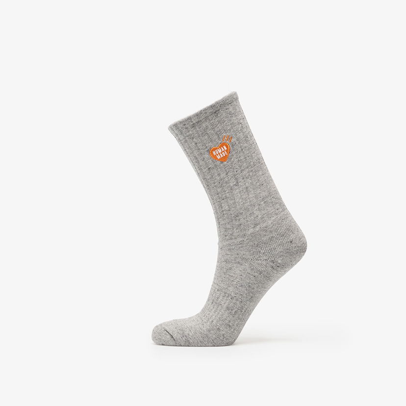 Čarape Human Made HUMAN MADE Pile Socks 1-pack Siva | HM30GD064GY