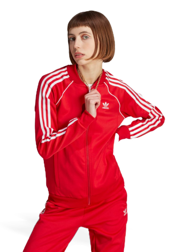 Jakna adidas Originals Adicolor Classics SST Track Top Crvena | IK4032