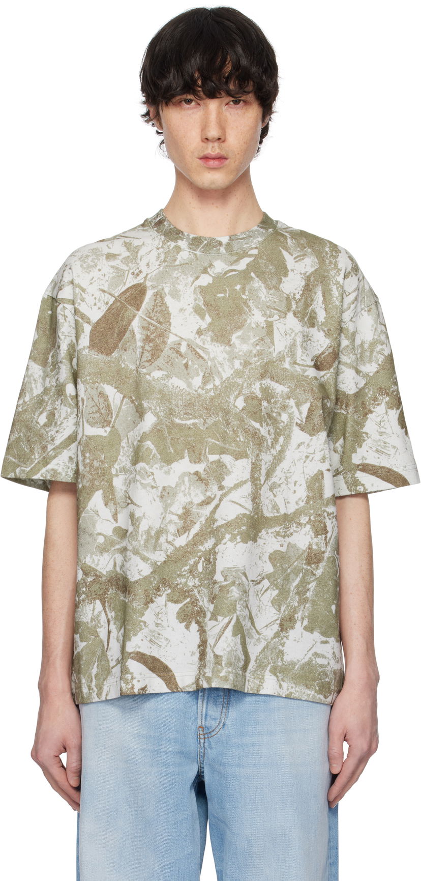 Majica kratkih rukava Acne Studios Acne Studios Relaxed Fit Crew Neck T-Shirt Zelena | CL0315-