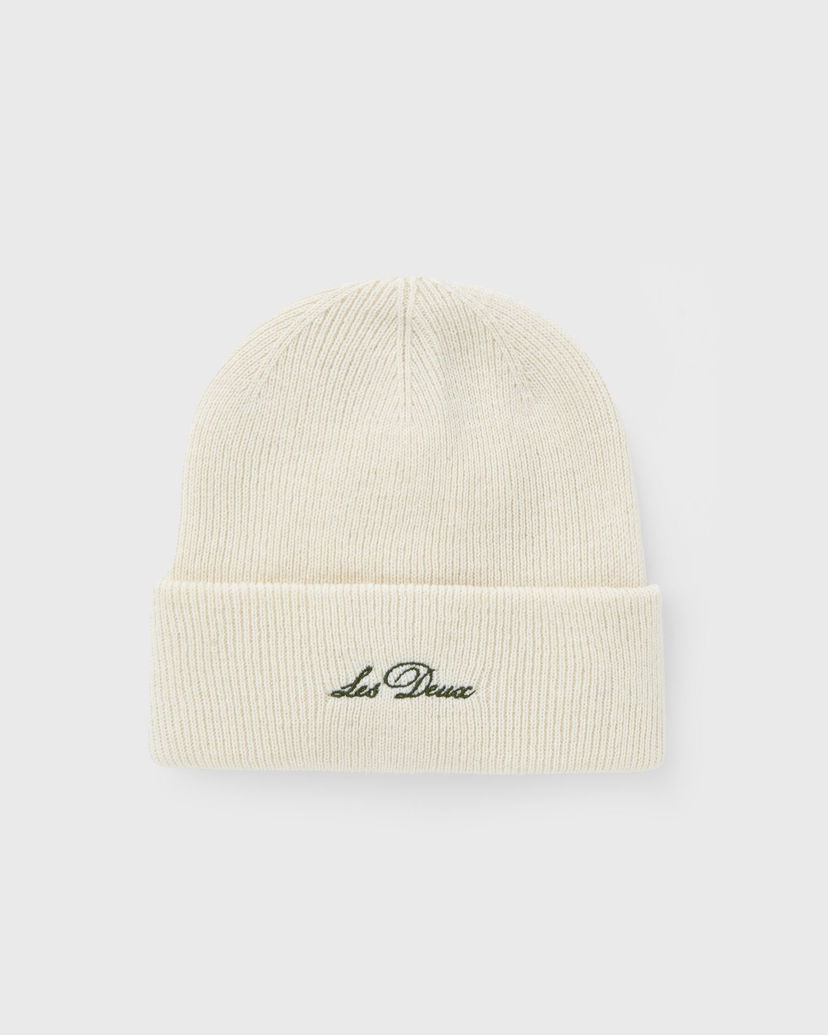 Kapica Les Deux Wayne Embroidered Knit Beanie Bijela | 1000673-215