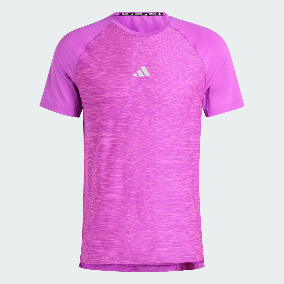 Majica kratkih rukava adidas Performance Gym+ Training 3-Stripes Ljubičasta | IW5892, 1