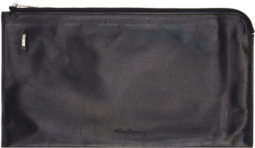 Novčanik Rick Owens Leather Envelope Wallet Crna | RA01D0417 LSU