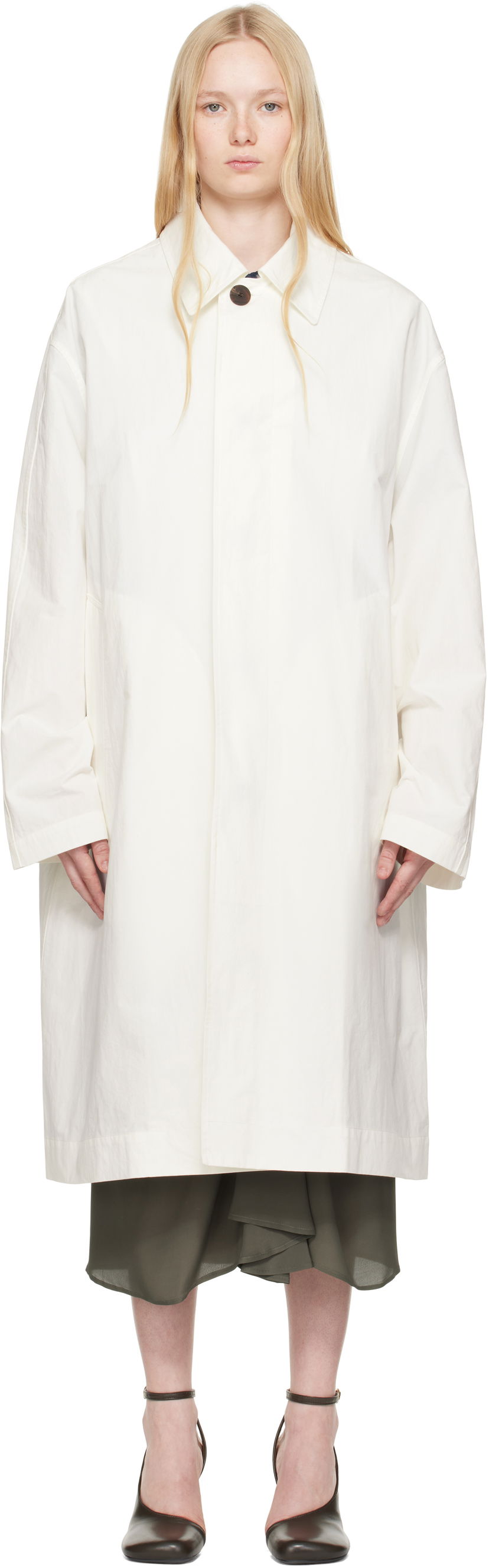 Kaputi Studio Nicholson Studio Nicholson Nevis Coat Bijela | NEVIS SN - 754