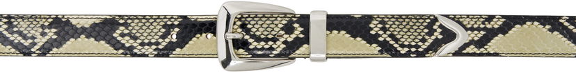 Pojasevi Khaite Khaite Benny Snakeskin Belt Bež | 10012-803