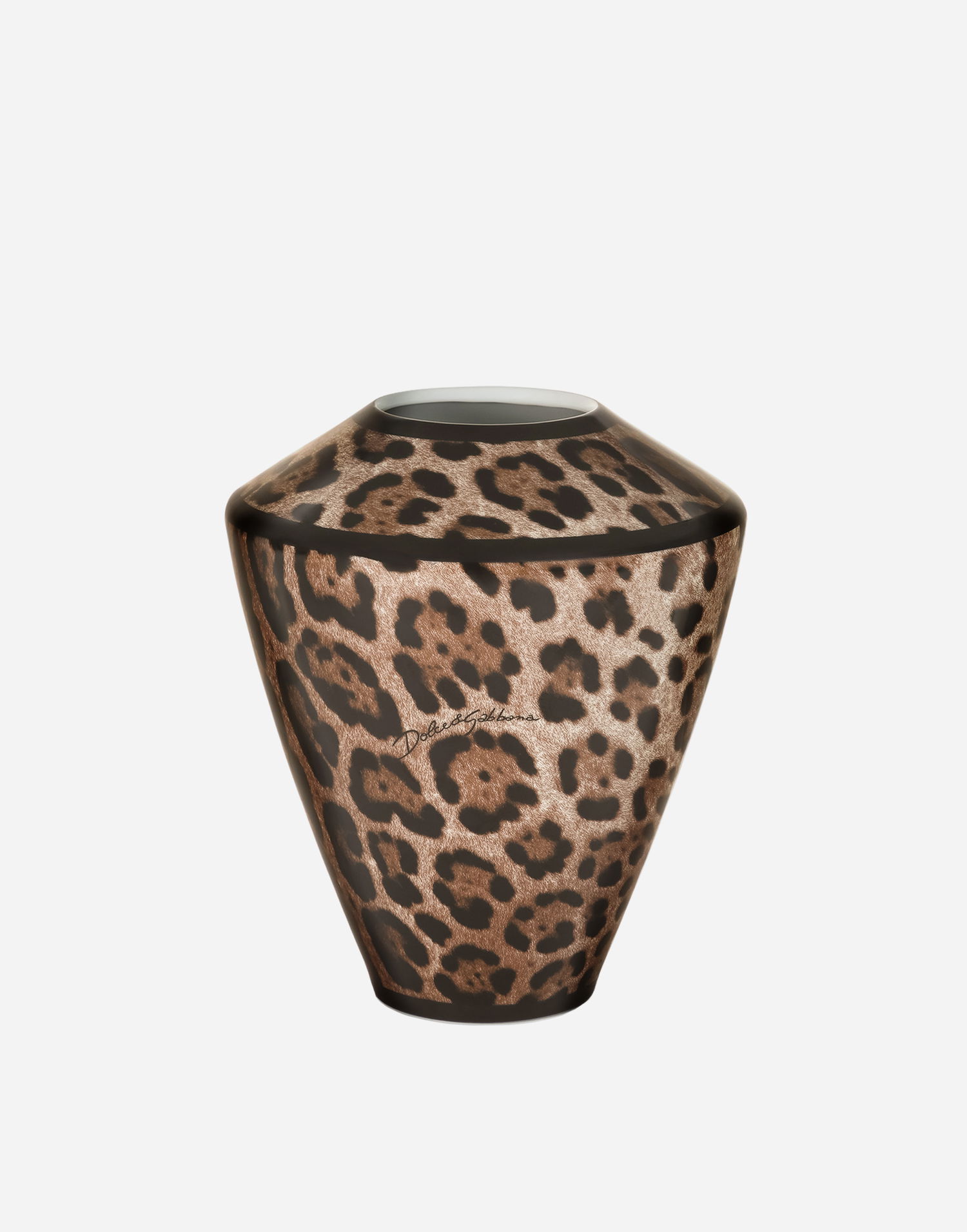 Home decor Dolce & Gabbana Small Amphora Porcelain Leopard Print Vase Višebojno | TCC197TCAMWUL003, 1