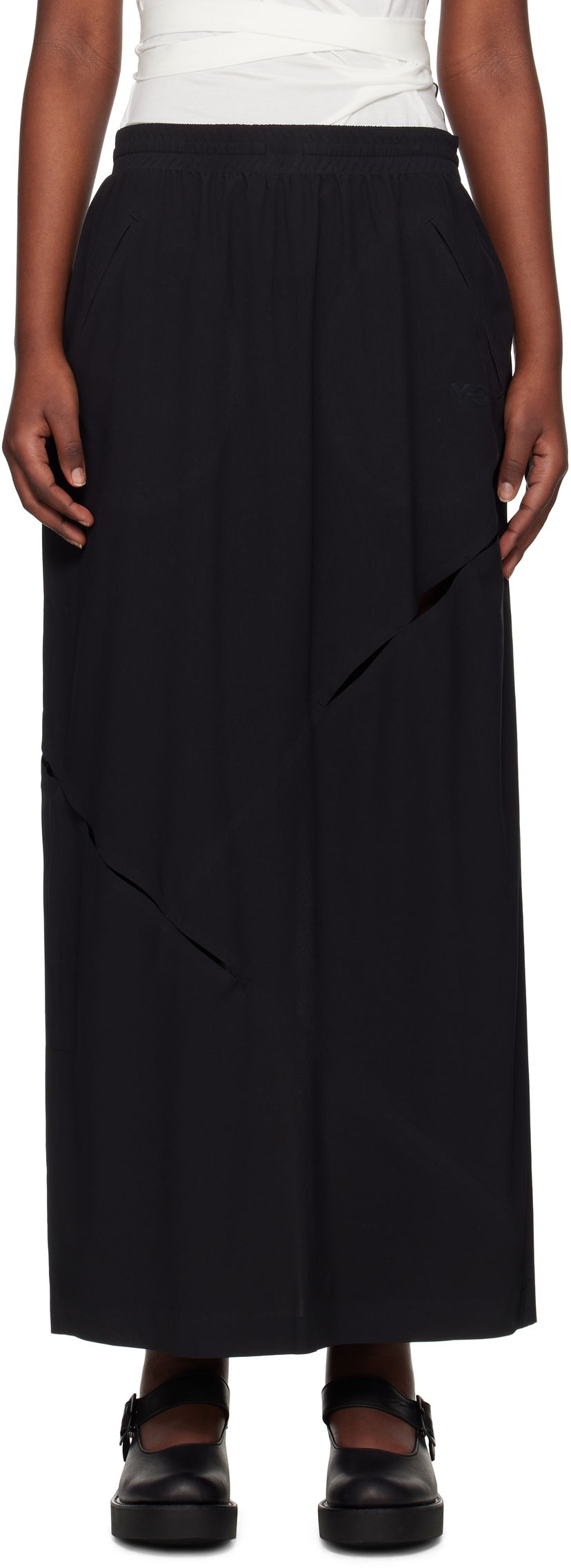 Suknja Y-3 Y-3 Slit Maxi Skirt Crna | JD6001
