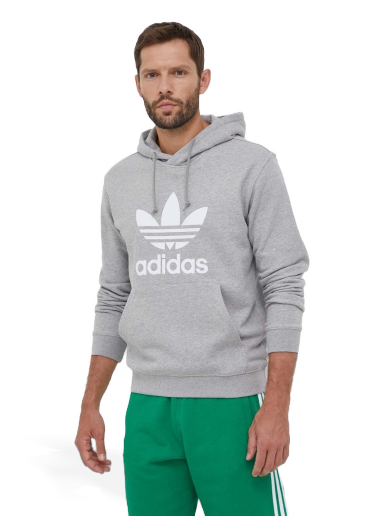 Dukserice adidas Originals Adicolor Classics Trefoil Hoodie Siva | IM4490